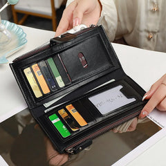 Ashlyn | Large Leather Travel Wallet 3