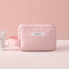 Spacious waterproof makeup and toiletry organizer with travel design 1