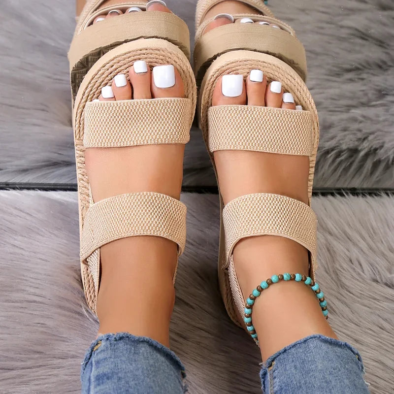 WILLA | Lightweight Summer Wedge Sandals-5