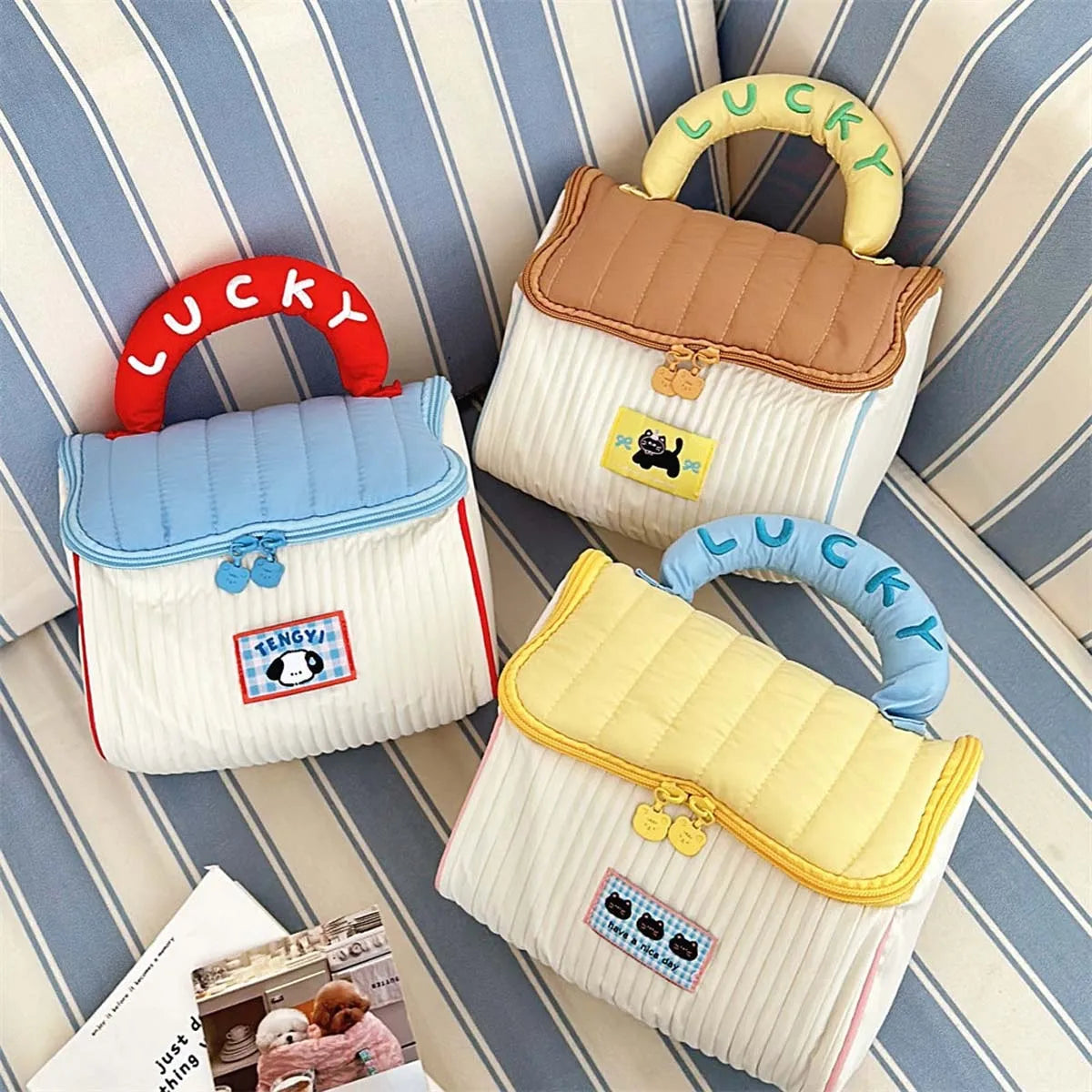 Alianna | Quilted Cosmetic Bag Luck Charm 5
