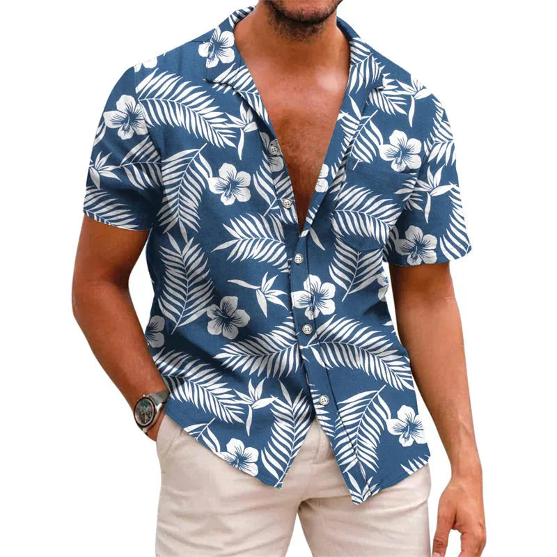 AARON | Floral Shirt for Men-3