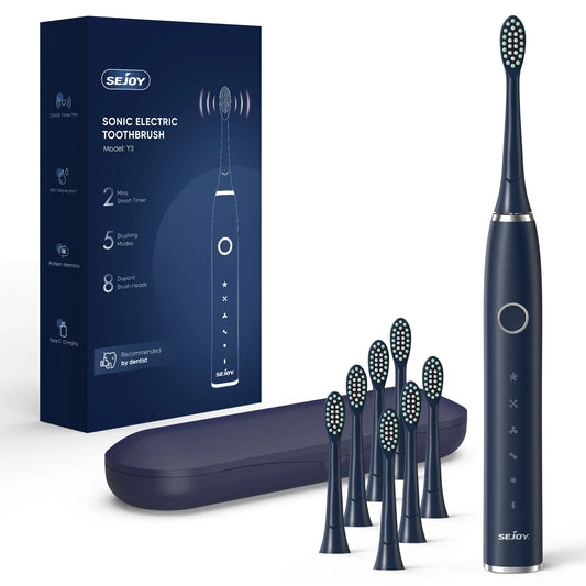 FreshSonic - 5-Mode Electric Toothbrush with Whitening & Travel Case-1