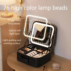Pearls | Stylish & Portable LED Light Mirror Cosmetic Case 4