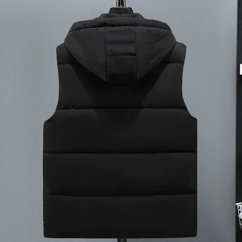 Calvin Hooded Bodywarmer | Premium Quilted Men's Bodywarmer with Hood-4