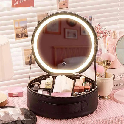 Nyra | Ultimate Portable Illuminated Mirror Makeup Bag 6