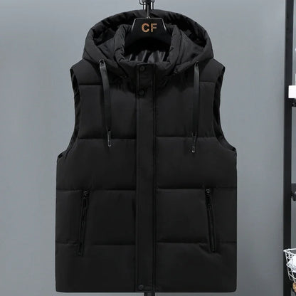 Calvin Hooded Bodywarmer | Premium Quilted Men's Bodywarmer with Hood-6