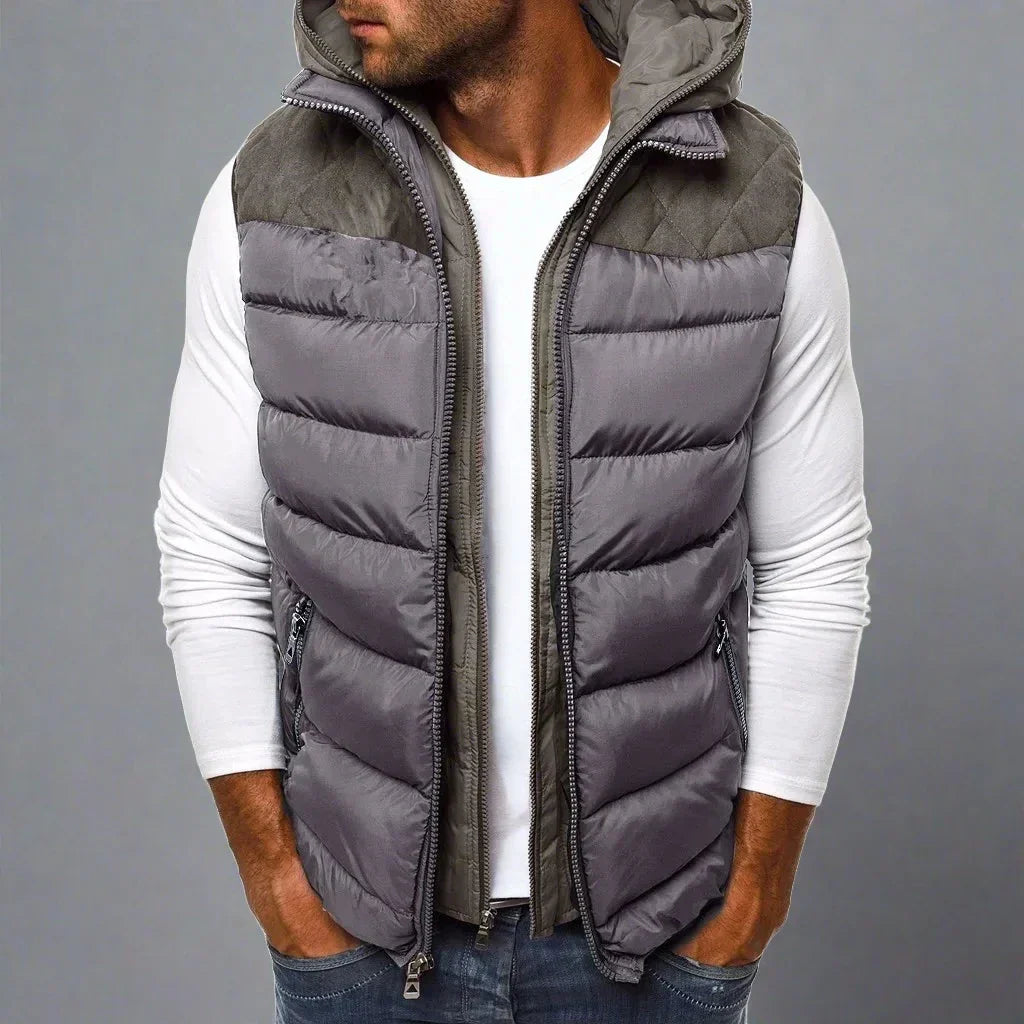 RAW Premium Bodywarmer | Urban Edge Hooded Puffer Vest-1