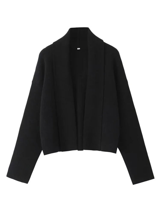 FAYE |  Autumn Cardigan with Shawl Collar-1