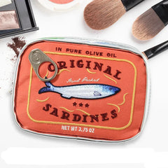Cathy | Embroidered Cat-Fish Cosmetic Bag 4