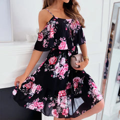 DIANE | Chiffon Floral Dress-1
