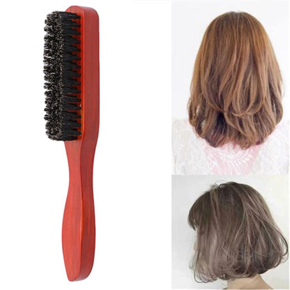 SalonSculpt - Slim Wooden Teasing Brush for DIY Hairdressing-6