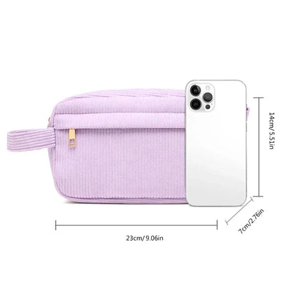 Kamiyah | Soft Cord Cotton Travel Cosmetic Bag 6