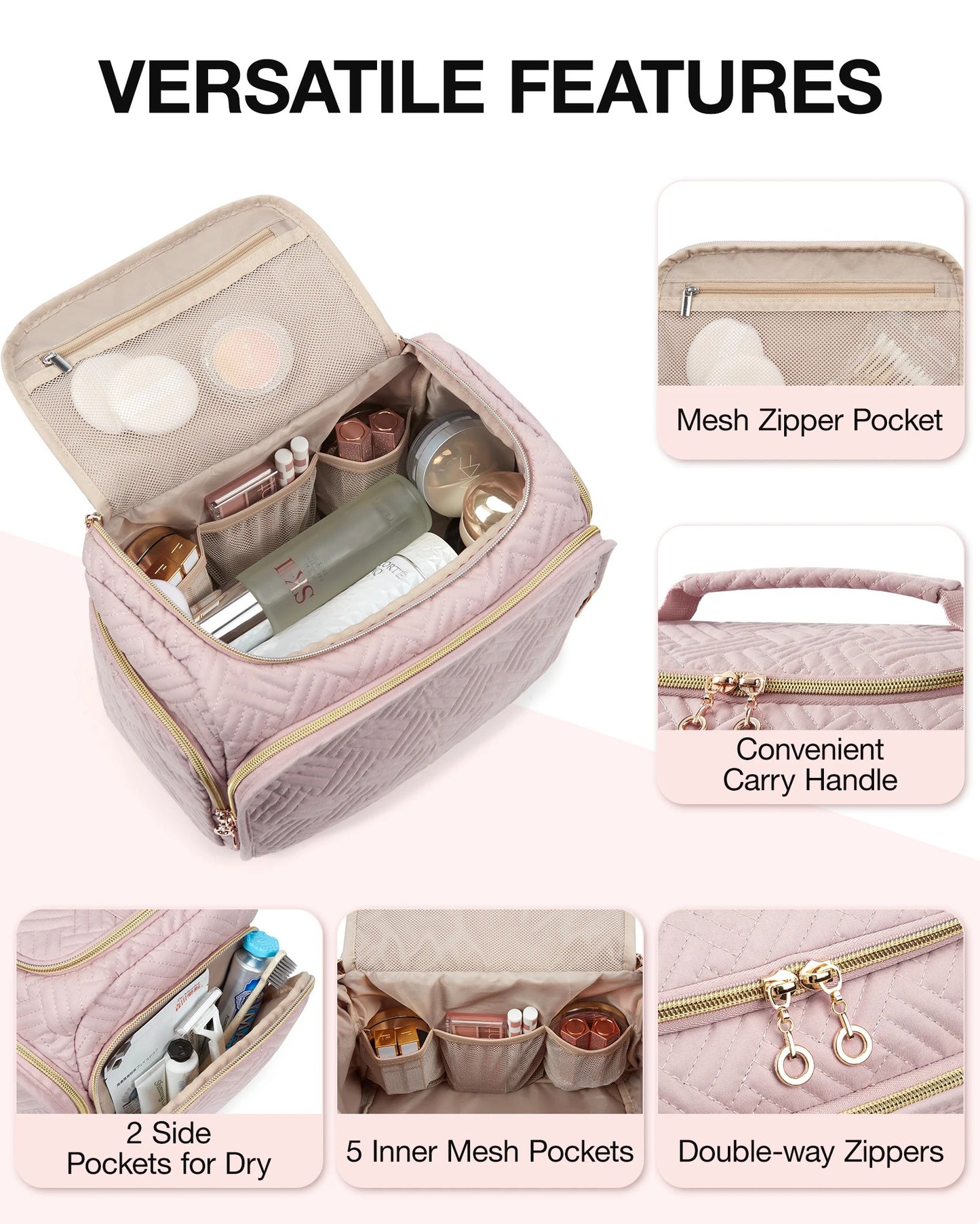 Emily | Vielseitige Reisekosmetiktasche