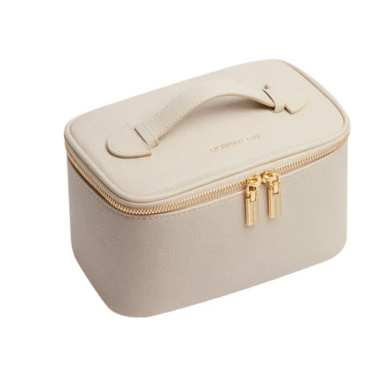 Dalia | Women's Deluxe Leather Travel Makeup Bag 1