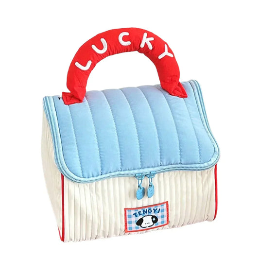 Alianna | Quilted Cosmetic Bag Luck Charm 1