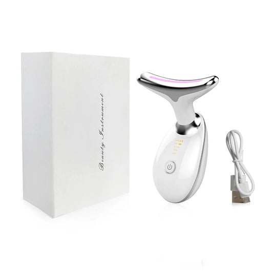 AgeDefy - EMS Neck & Face Lifting Massager with Skin Tightening LED Therapy-1