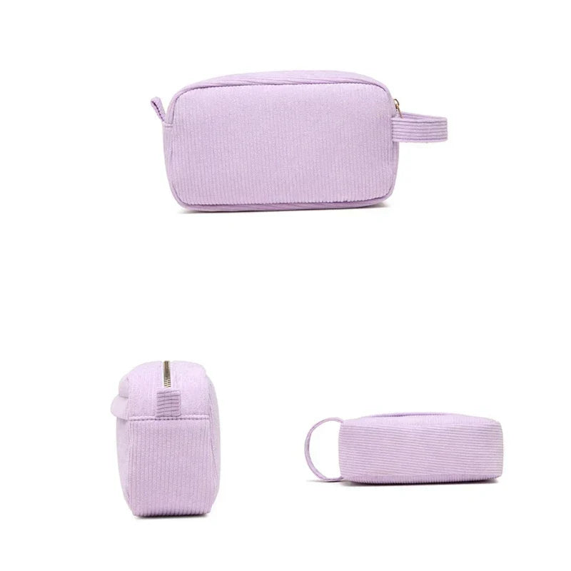 Kamiyah | Soft Cord Cotton Travel Cosmetic Bag 3