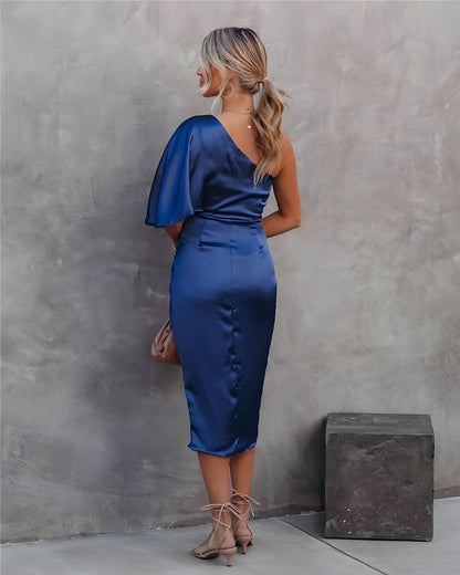  Elevate Your Style: Elegant Silk Cocktail Sundress for Spring-6