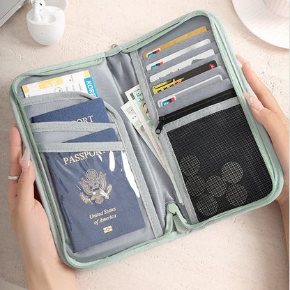 Kya | Travel wallet with large capacity and RFID protection for passports 6