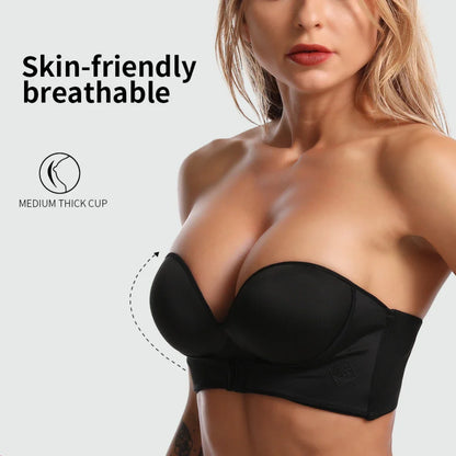 SOPHIA | Strapless Push Up Bra-3