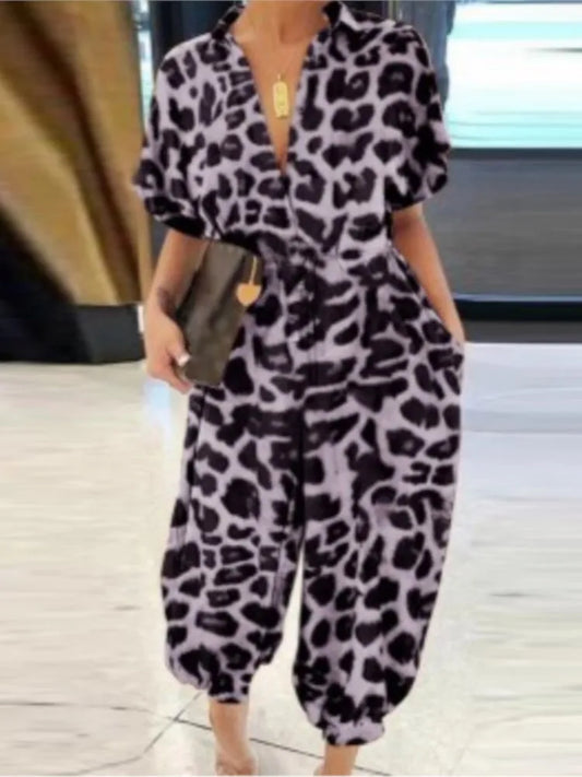 OLIVIA | Overall V-Neck Jumpsuit-1