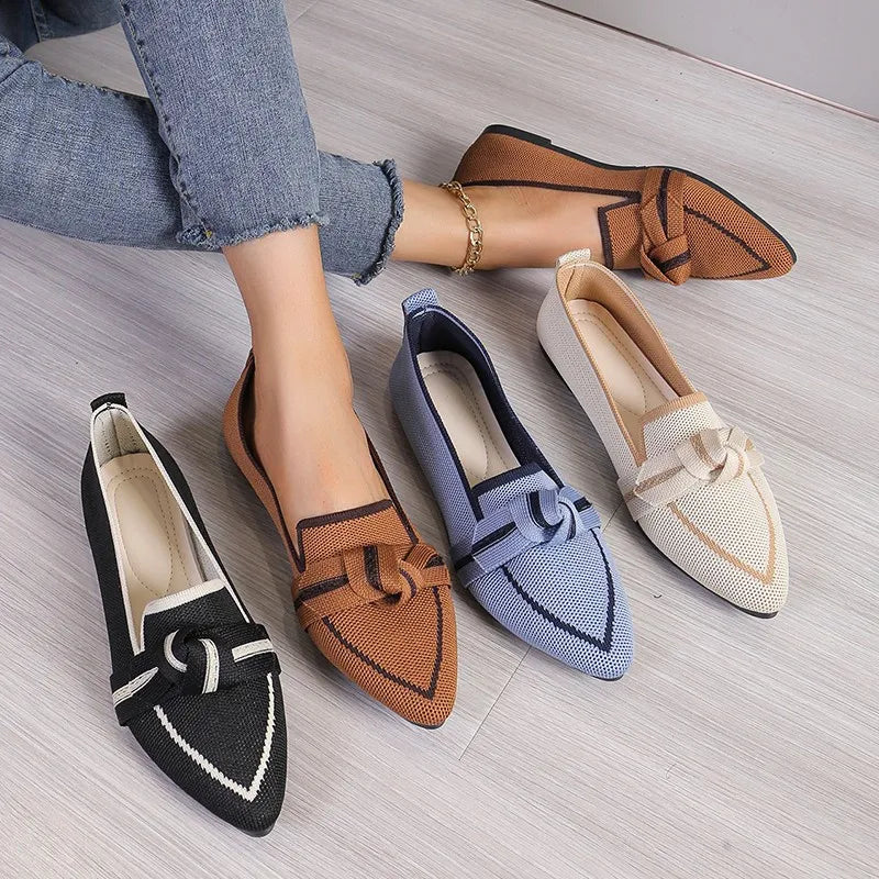 JANA | Pointed Toe Loafers-2