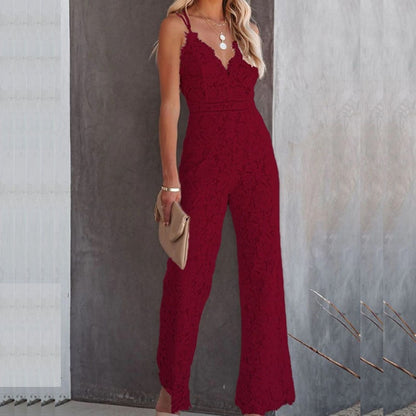 LUCY | Elegant Lace Jumpsuit-5