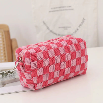 Nova | Trendy Checkered Y2K-Style Make-up Bag 6