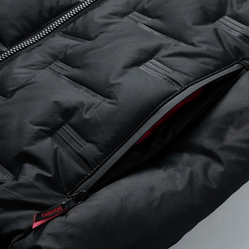 Jack Hooded Bodywarmer | Padded Ultralight Mid-Jacket Gilet with Hood for Men-5