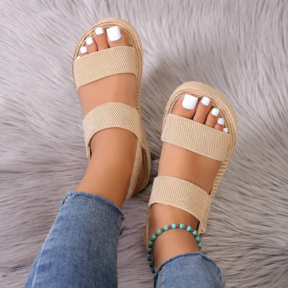 WILLA | Lightweight Summer Wedge Sandals-4