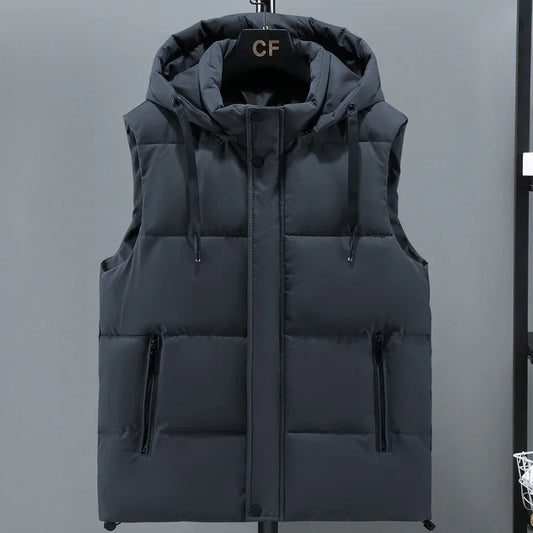Calvin Hooded Bodywarmer | Premium Quilted Men's Bodywarmer with Hood-1