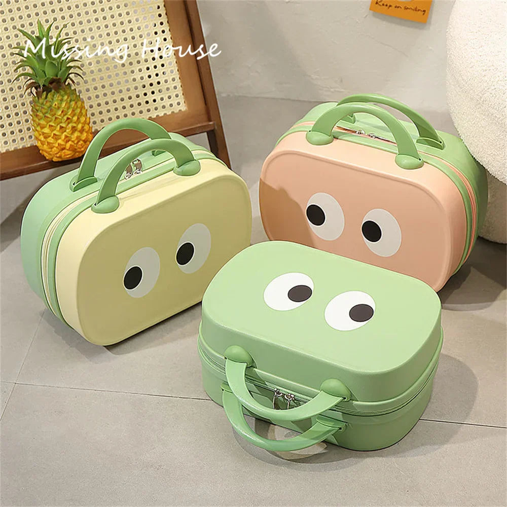 Ayra | Cartoon Eyes Vintage Cosmetic Bag Organizer 6