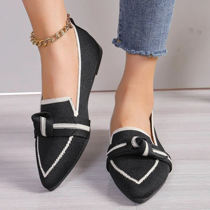 JANA | Pointed Toe Loafers-6