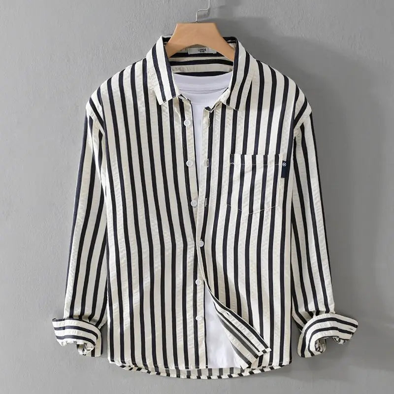 ARCHIE | Stylish Striped Men's Top-2