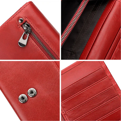 Kylee | RFID-blocking large leather travel wallet 4