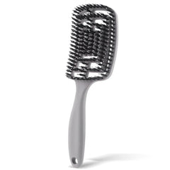 TangleFree - Nylon Bristle Detangler Brush for Curved Styling-2