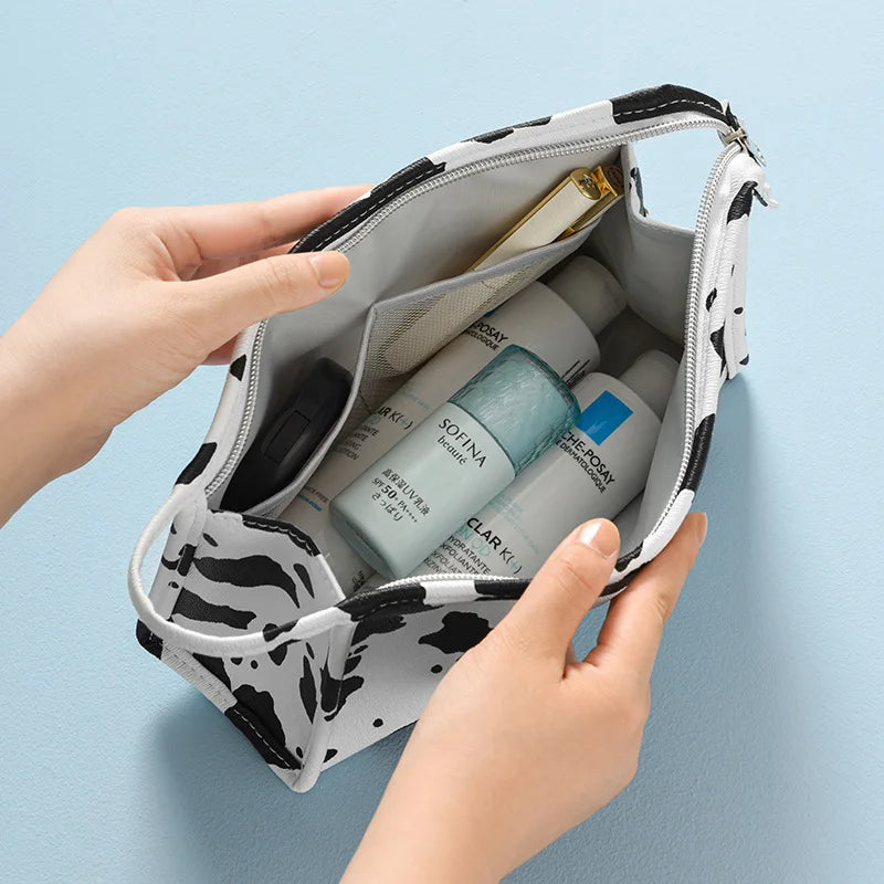 Magdalena | Cowhide PU Leather Waterproof Cosmetic Bag 5