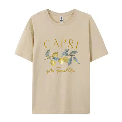  ESTHER | Elegant Capri Designed T-shirt-2