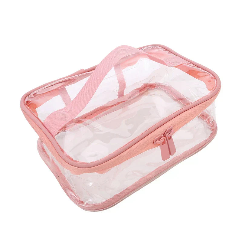 Braelyn | Waterproof Clear Travel Makeup Cosmetic Bag with Zipper 5