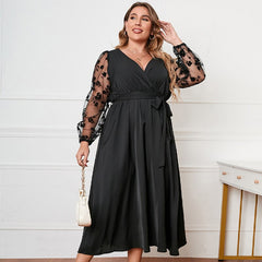  NITA | Black Dress Plus Size-4