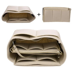 Kimber | Felt Insert Cosmetics Makeup Bag Travel Organizer 3