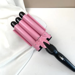 CurlFlex - Triple Barrel Ceramic Hair Curler-2