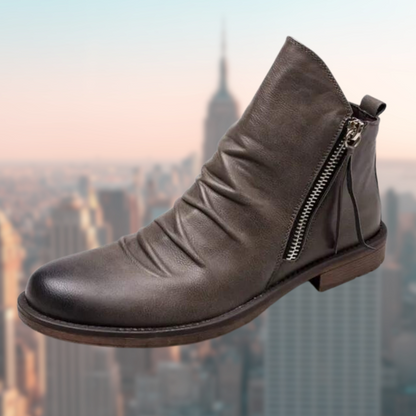 Leather Knee-High Boots-6