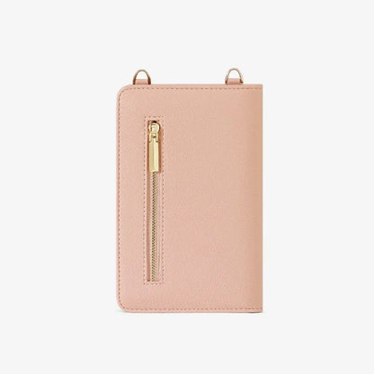 Perle | Lightweight PU Passport Holder with Removable Shoulder Strap 3
