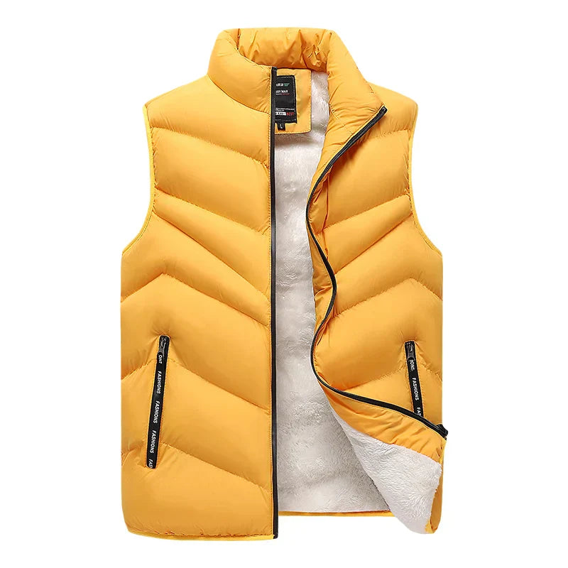 Karl Bodywarmer | Casual quilted vest with ultra-thin fleece lining for men-6