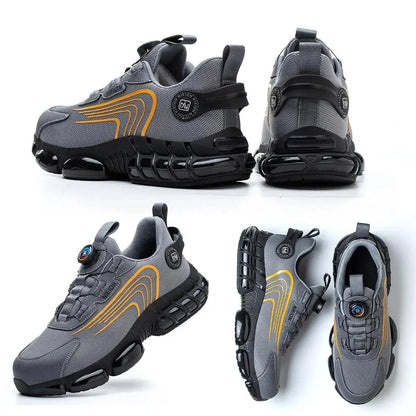 Work Safety Shoes with Rotating Buckle for Men-3