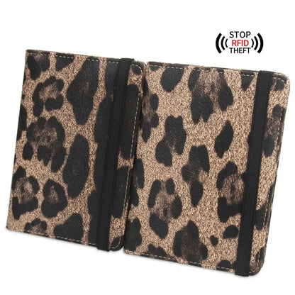 Carly | Lightweight Passport Holder with Leopard Print Travel Wallet 2