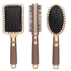 AirFlex Pro - Anti-Static Airbag Massage Paddle Brush for Curly Hair-2