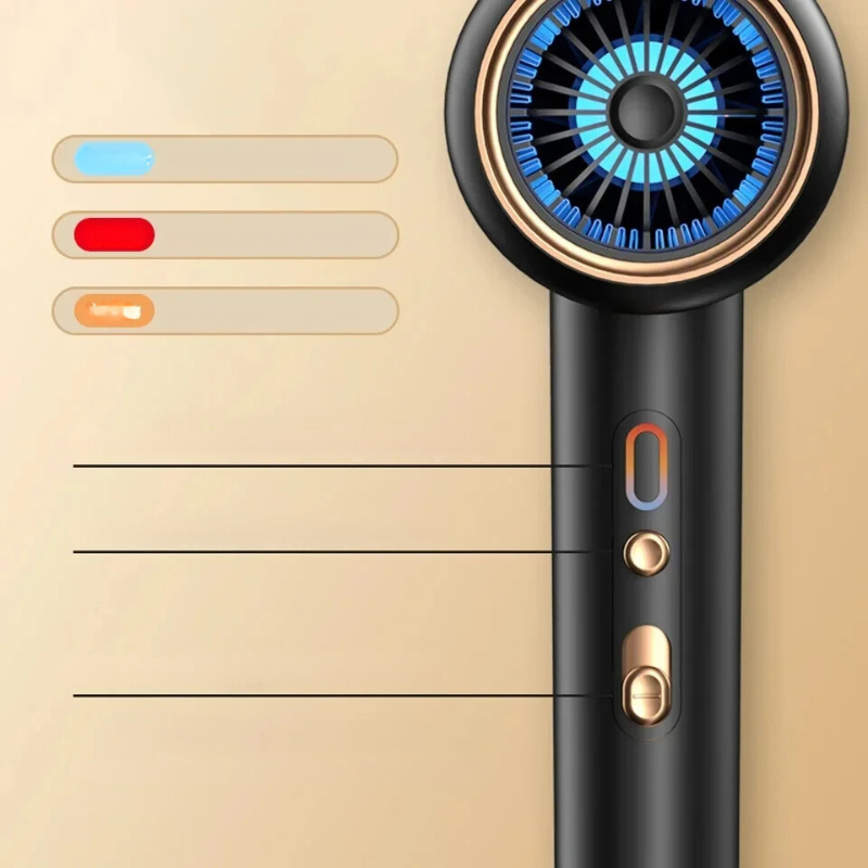 SalonPro - Dual Temperature High-Power Hair Dryer & Brush 6
