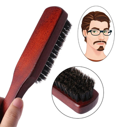SalonSculpt - Slim Wooden Teasing Brush for DIY Hairdressing 6
